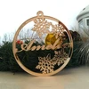 Personalised Acrylic Bauble Christmas Name Tree Decoration Christmas Ornaments