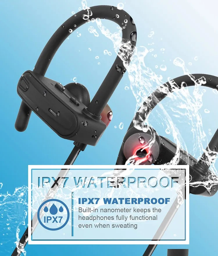 Good Feedback ear-clip CSR chipset foldable wireless headphone with microphone RU11 - ANKUX.COM