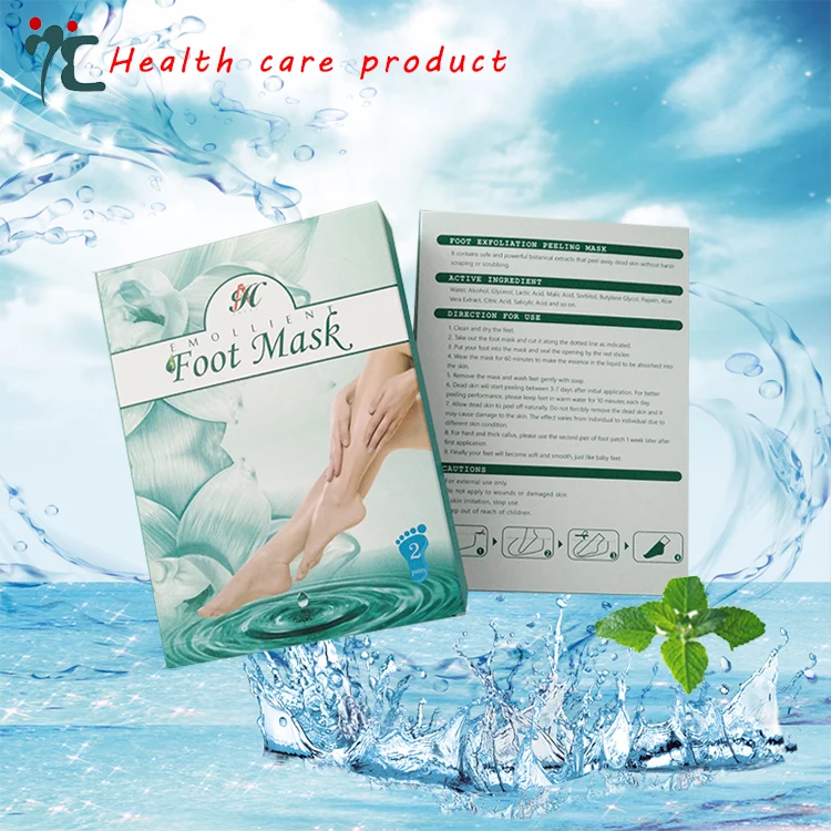 magic peeling exfoliating moisturizing heel peel foot care mask spa socks17
