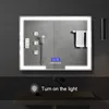2019 hotel hot product led illuminated smart bathroom led mirror for sale
