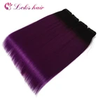 colored brazilian hair weave fast shipping, 1b purple human hair extension in guangzhou
