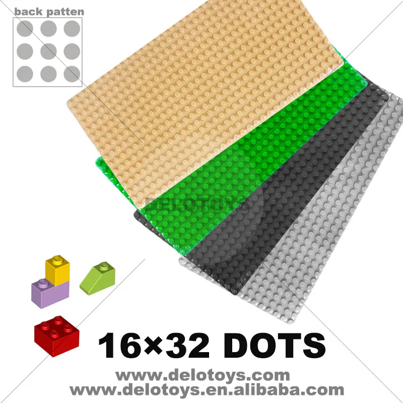 DELO TOYS 32*16 dots building bricks block baseplate for small children (DE023A)
DELO TOYS 32*16 dots building bricks block baseplate for small children (DE023A)
