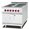 Stainless Steel Electric cooking Range With 4-Hot Plates & Oven