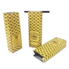 heat seal standup plastic food paper packaging flat bottom food grade kraft paper bags pouch