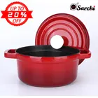 German Die Cast iron Big Kitchen Ware Enamel Dutch Oven Cast Iron Cookware Set Hot Pot casserole Sets