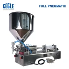 Semi automatic pastry cream filling machine/liquid piston filler for sale