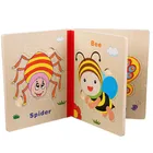 factory educational toy 3d puzzle book wooden puzzle