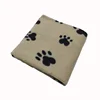 Animal rug printed dog mat 100% polyester fleece pet blanket