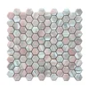 Soulscrafts Norway Rose Pink Marble Mosaic Hexagon Pink Mosaic