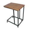 Rolling living room sofa side table bed nightstand side table with casters