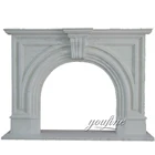Home Decorative Classic Indoor Arched Fireplace Surround