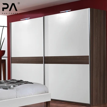 White Wall To Wardrobe Design Sliding Door Cabinet Color Fashion