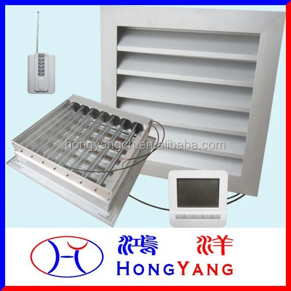 Motorized Control Water Proof Louver With Thermostat