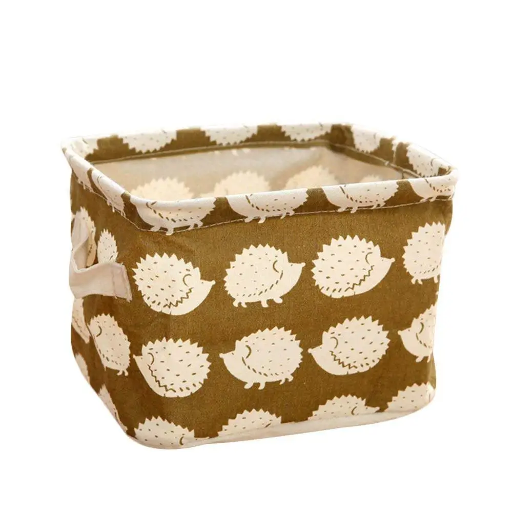 canvas box baskets for baby clothing desktop sundries office