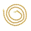 45455 Xuping gold fashion jewelry hot sale design gold plated mens necklace big twisted link chain