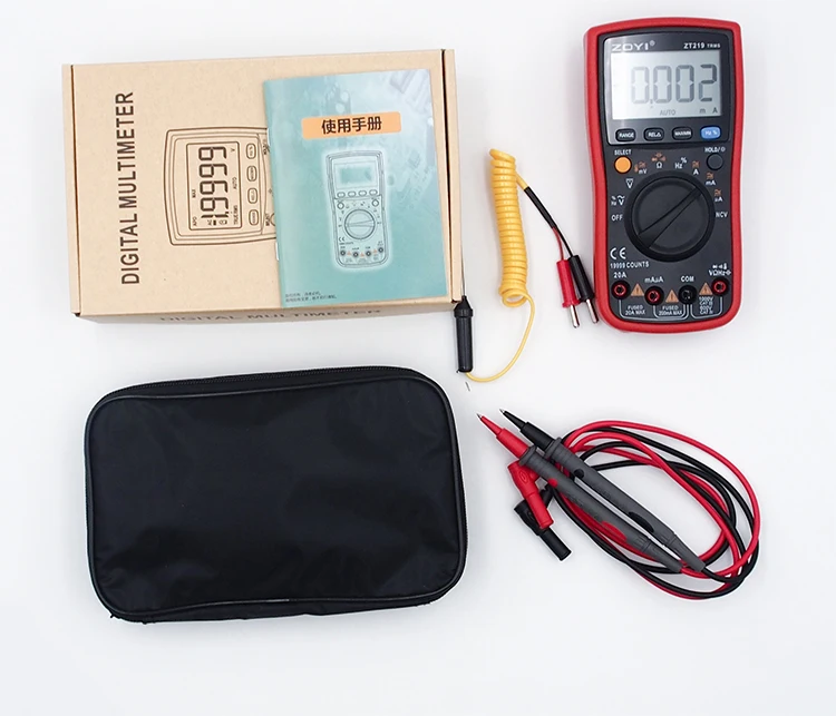 China Multimeter Portable Counts Precise True Rms Auto Manual