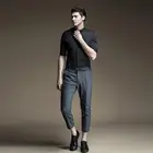 Guangzhou Custom Factory Short Sleeve Fashion Formal Black Dress Shirts For Men