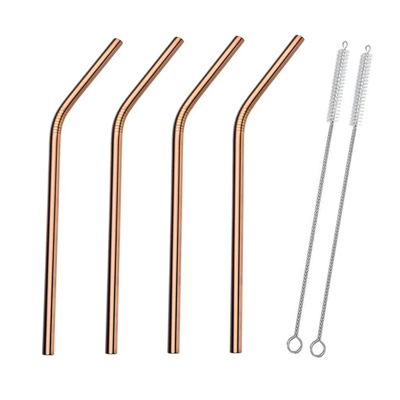 Portable Straw Reusable Rose Gold Straws Metal Stainless Steel Straw Drinking, Silver / gold / rose gold / black
Portable Straw Reusable Rose Gold Straws Metal Stainless Steel Straw Drinking, Silver / gold / rose gold / black