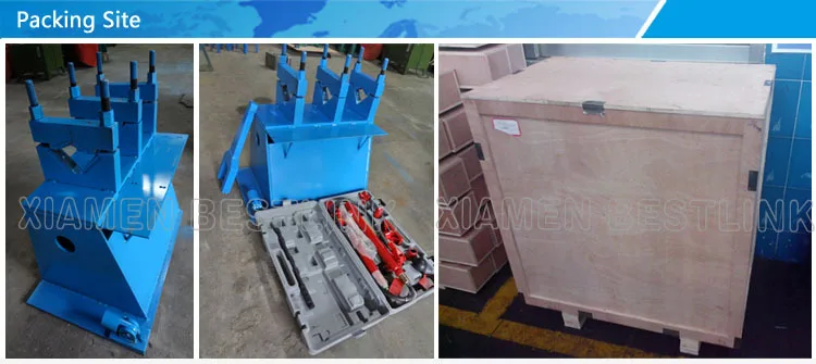 Best quality DTH hammer breakout bench, DTH pipe dismantling tools, hammer cylinder loose tools
