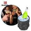 Reusable Mini Silicone Rubber Plastic Maker Ice Cube Silicone Lid Ice Buckets With Lid