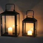Outdoor Decorative Metal Iantern Candle Holder
