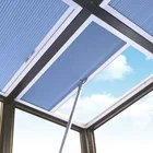 honeycomb blinds folding ceiling curtain blind for home decor skylight curtain