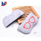 Customized Quality Felt Case For Eye Glasses Box