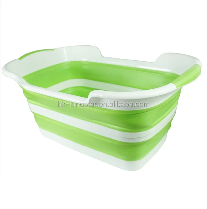 Collapsible silicone Large Folding Storage Basket space Saving  Container Organizer for Kids Toys