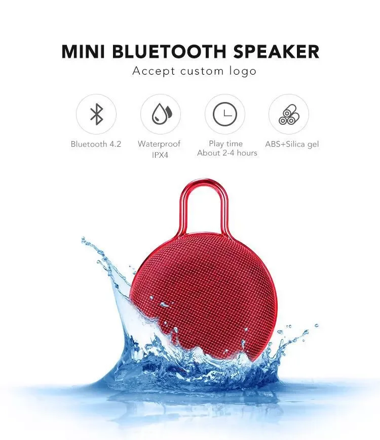 New Products Fabric Wireless Speaker BT 4.2 Bluetooth Speaker - ANKUX.COM