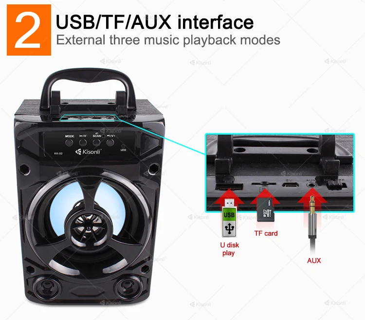 New 2019 trending product pro wireless bluetooths speaker portable speaker with fm - ANKUX.COM