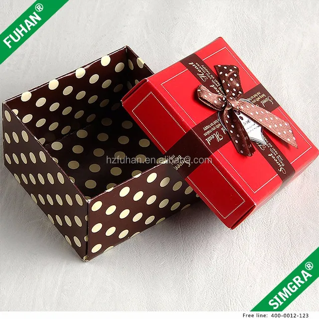 customized paper gift boxes for packing chocolate