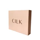 soft touch perfume pink wig gift box custom cloth packaging cardboard boxes