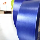 Huzhou Garment care labels material 100% Polyester single/double side ruban de satin fabric ribbon tape roll