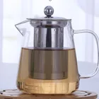 Customized Pyrex Borosilicate Glass kettle , tea and coffee jug