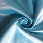 Wholesale 50D*75D 100% Polyester Fabric Satin,Breathable Waterproof Satin Fabric
