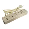 YK405 Hot sale eu style 4 way extension socket with switch (2m,4m,6.5m)