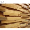 Interior 3D Hardwood Wall Covering Panel On Walls