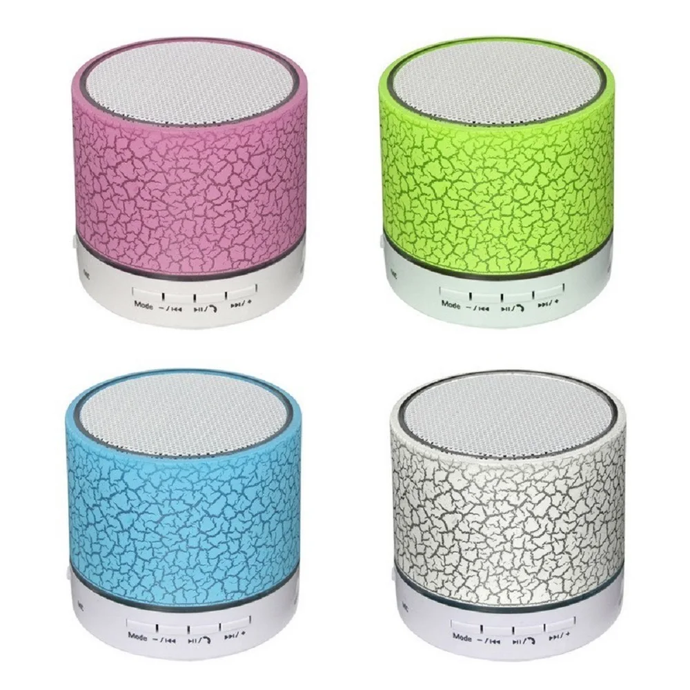 Factory Supply Wireless BT Speaker with Colorful LED Portable ...