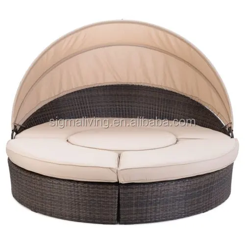 New arrival all-Weather patio furniture wicker rattan daybed