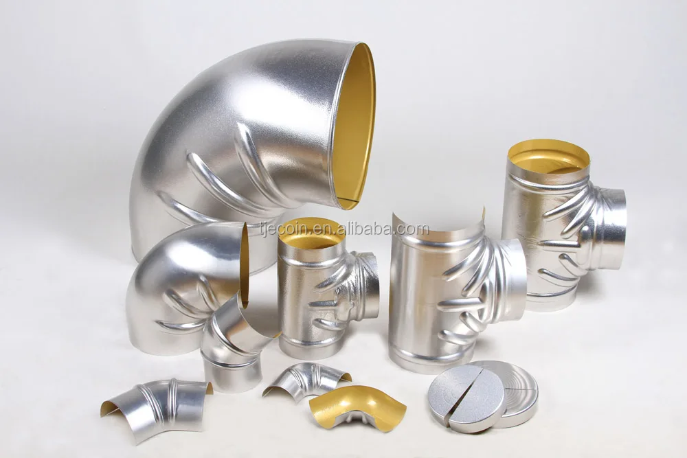 Pipe Fitting Insulation Cover Aluminum Jacketing Elbow Tee Pipeline