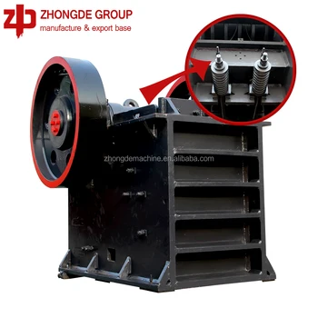 Zhongde PE /PEX Series Jaw Crusher/Stone crusher With Good Quality in Henan