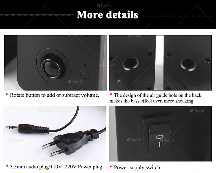 AC Powered Phone Wireless Bluetooths Mini Portable Mobile Speaker - ANKUX.COM