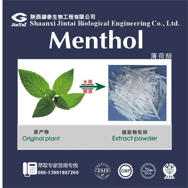 china menthol crystal in chemical