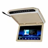 10.2" 12.1" 14" 15.6" Inch 1080P Laser Carving Touch Button Lvds Led Car Ceiling Overhead Roof Monitor With SD FM USB HDMI IR