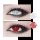 Polyflex red eye and white eye halloween contact lens wholesale eye contact lenses