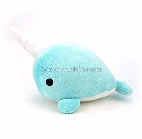 soft handmade sea animal doll custom blue big whale plush toy