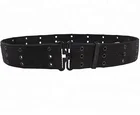 Military Tactical Combat Canvas Webbing Pistol Belt