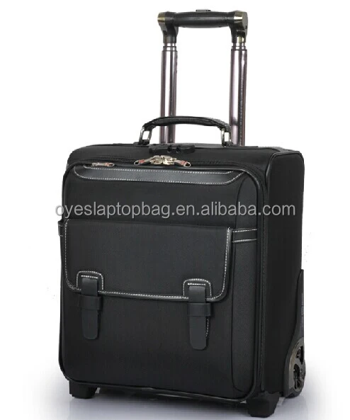 16 inch 2 wheels & 4 wheels nylon travel luggage swiss polo luggage