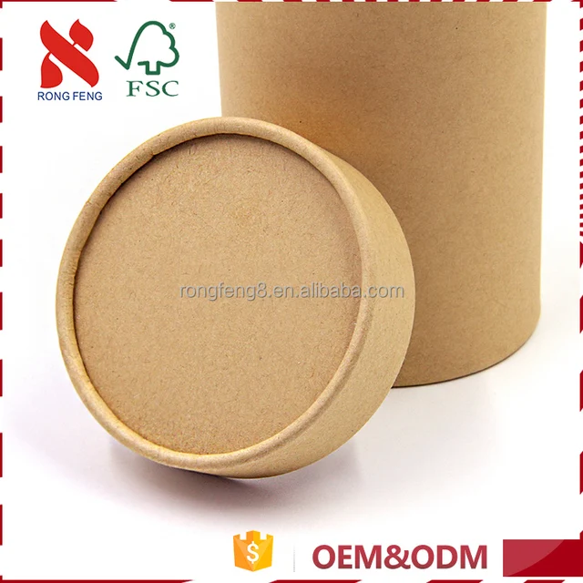 round box paper hard cardboard cylinder gift box with lids
