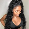 Wholesale 100% virgin Brazilian hair from brazil curly lace front wig lace 360 natural color no tangle no shedding dyeable